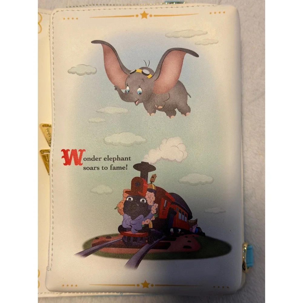 Disney Loungefly Dumbo Book Series Convertible Backpack Crossbody Bag WDTB2647